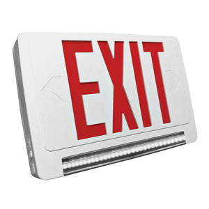 LED Exit & Emergency Thermoplastic Combo