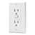 15 Amp GFCI Tamper-Resistant Outlet, Self Testing, Self Grounding with LED Indicator - White